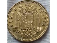 1 peseta Spania 1975