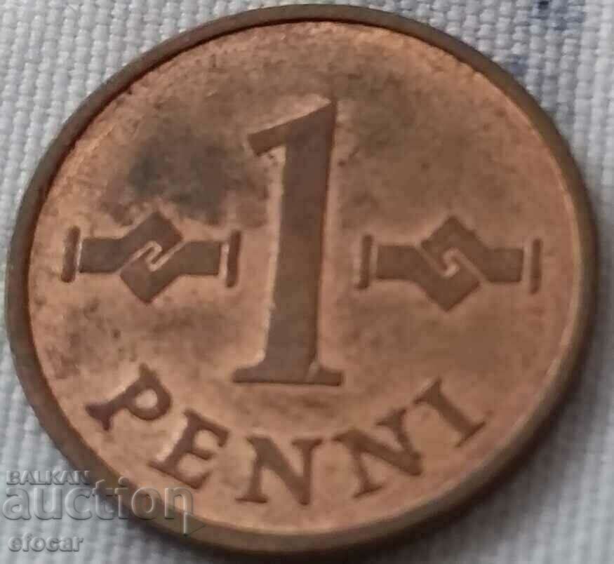 1 penny Finland 1963