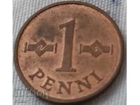 1 penny Finland 1963