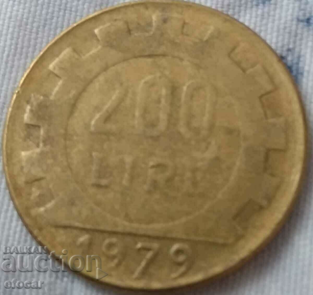 200 Lire Italy 1979 with price 1.00 BGN | € 0.51 200 Lire Italy 1979 with price 1.00 BGN | € 0.51