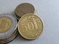 Монета - Финландия - 50 пения | 1973г.