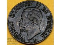1 centesimo 1861 Ιταλία Milan Victor Emmanuel - όχι συνηθισμένο
