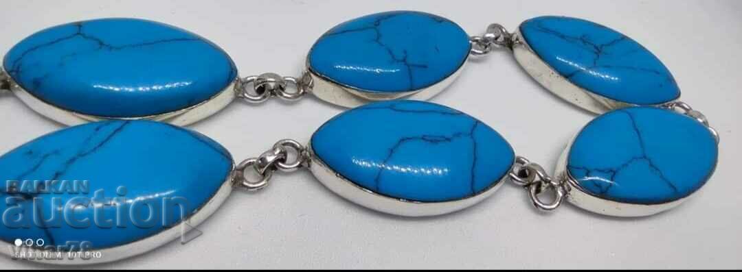 silver bracelet with turquoise with price 299.99 BGN | € 153.38 silver bracelet with turquoise with price 299.99 BGN | € 153.38