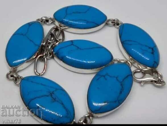 Delivery of silver bracelet with turquoise Delivery of silver bracelet with turquoise