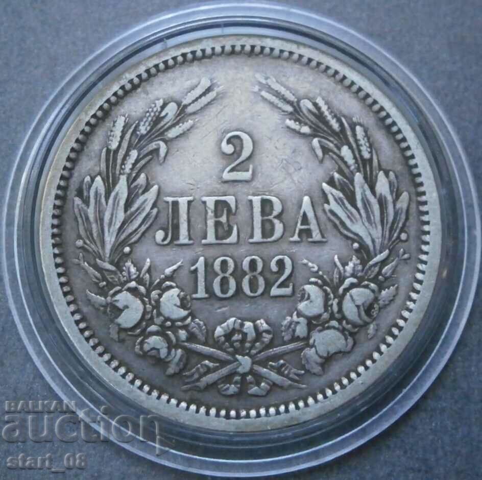 2 лева 1882