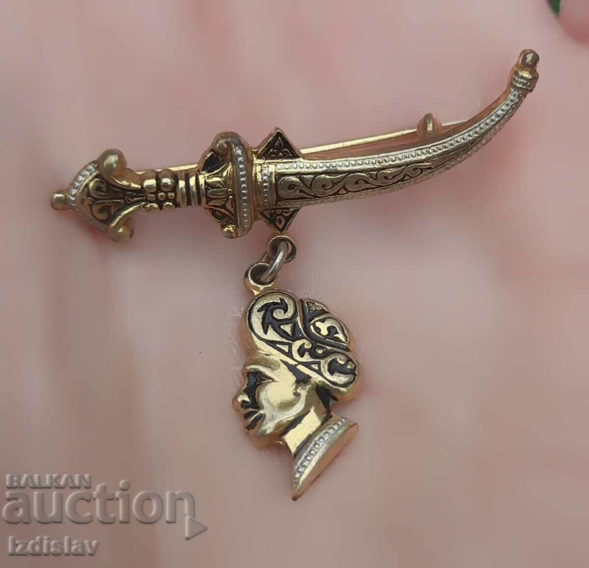 Δημοπρασία Αντίκα ανατολίτικη καρφίτσα. Δημοπρασία Αντίκα ανατολίτικη καρφίτσα.