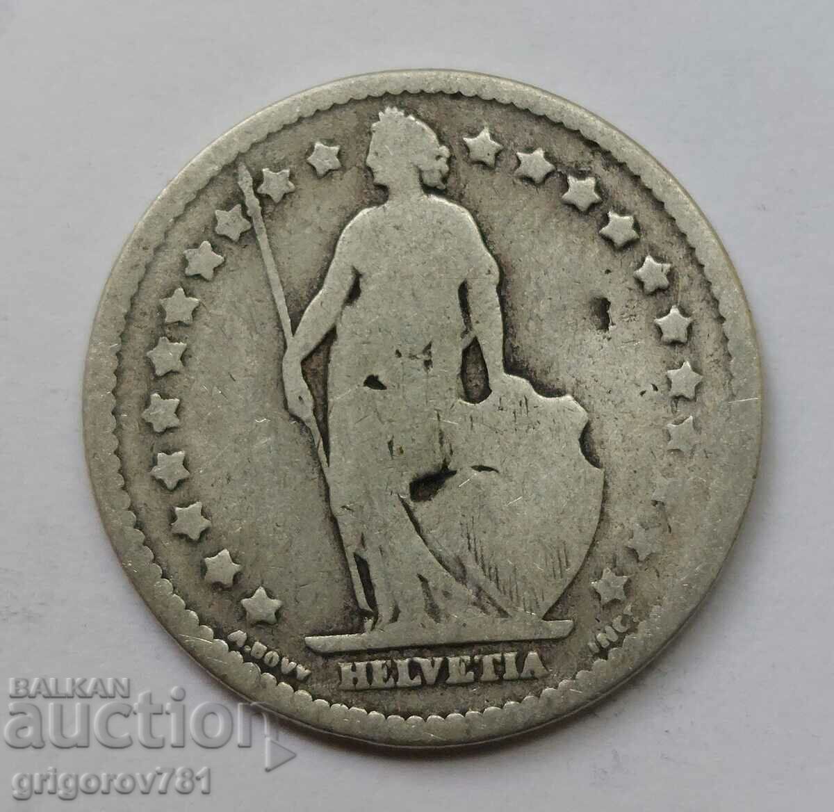 Ασημένιο 1 Φράγκο Ελβετία 1877 Β - Ασημένιο νόμισμα #3 με τιμή € 8.69 | 17.00 BGN Ασημένιο 1 Φράγκο Ελβετία 1877 Β - Ασημένιο νόμισμα #3 με τιμή € 8.69 | 17.00 BGN