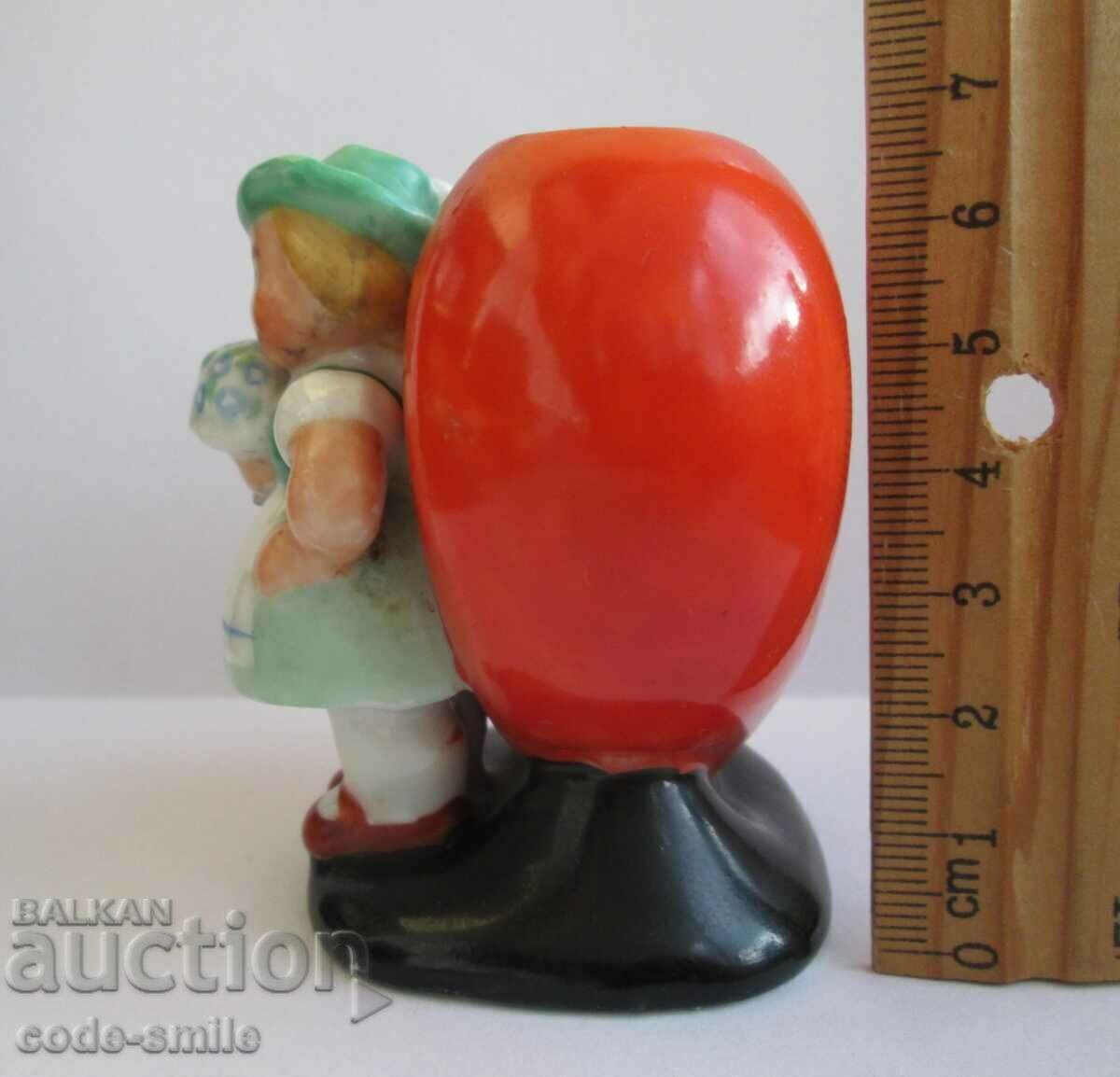 Delivery of Old German small statuette figure vase painted porcelain Delivery of Old German small statuette figure vase painted porcelain