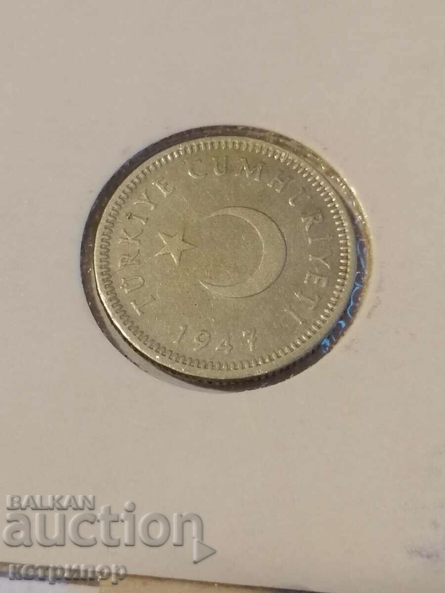 50 kurusha Turkey 1947 Silver with price 29.00 BGN | € 14.83 50 kurusha Turkey 1947 Silver with price 29.00 BGN | € 14.83