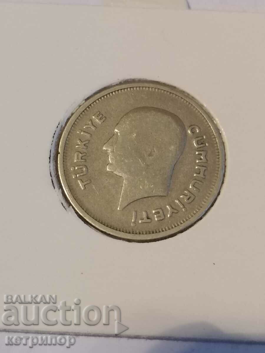 50 kurusha Turkey 1935 Silver with price 32.00 BGN | € 16.36 50 kurusha Turkey 1935 Silver with price 32.00 BGN | € 16.36