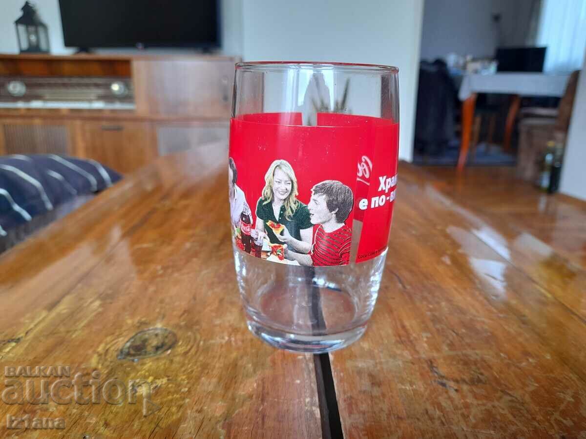 Auction  An old glass of Coca Cola, Coca Cola