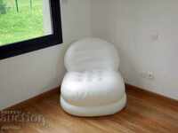 Inflatable armchair, armchair, ottoman, barbaron Intex, 84x99x76 cm,