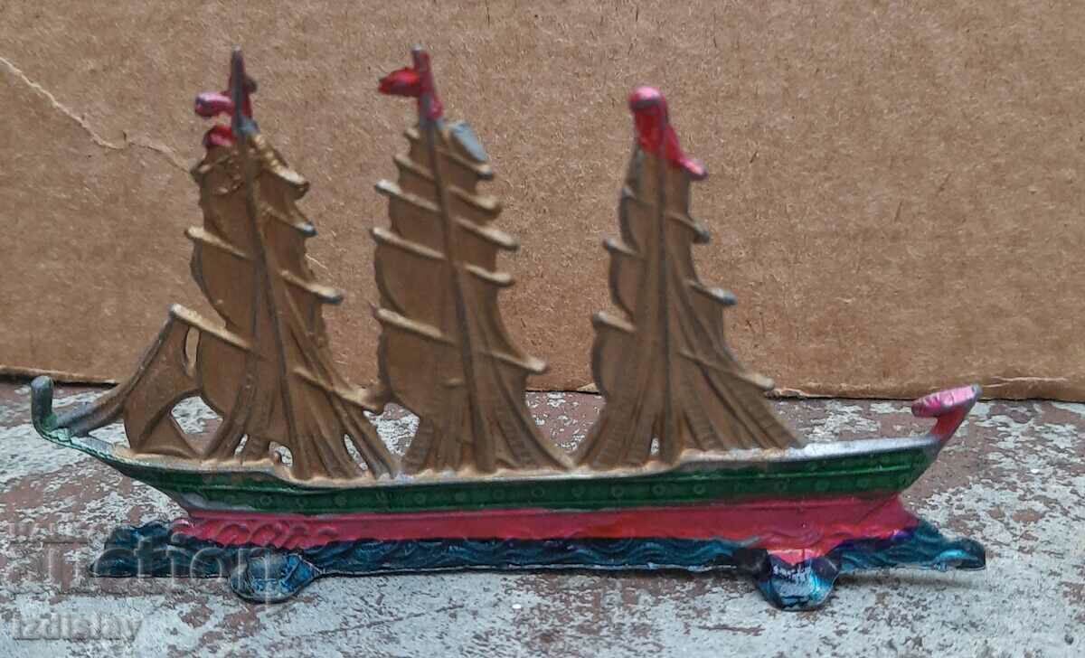 Desktop metal figure ship with price 35.00 BGN | € 17.90 Desktop metal figure ship with price 35.00 BGN | € 17.90