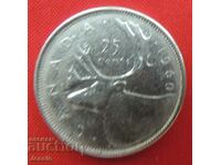 25 цента 1960 Канада