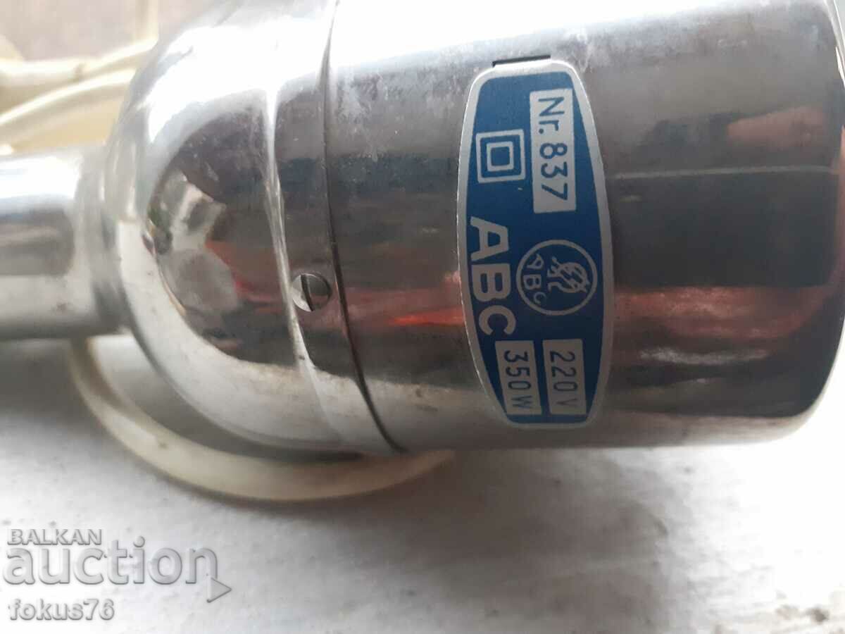 Delivery of Old ABC hair dryer - screw model