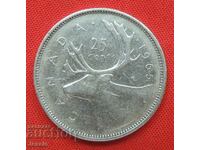 25 цента 1965 Канада