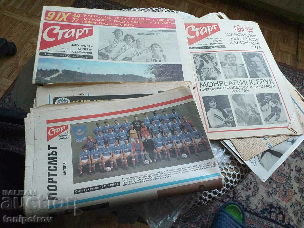 Delivery of Start newspaper 3 whole issues