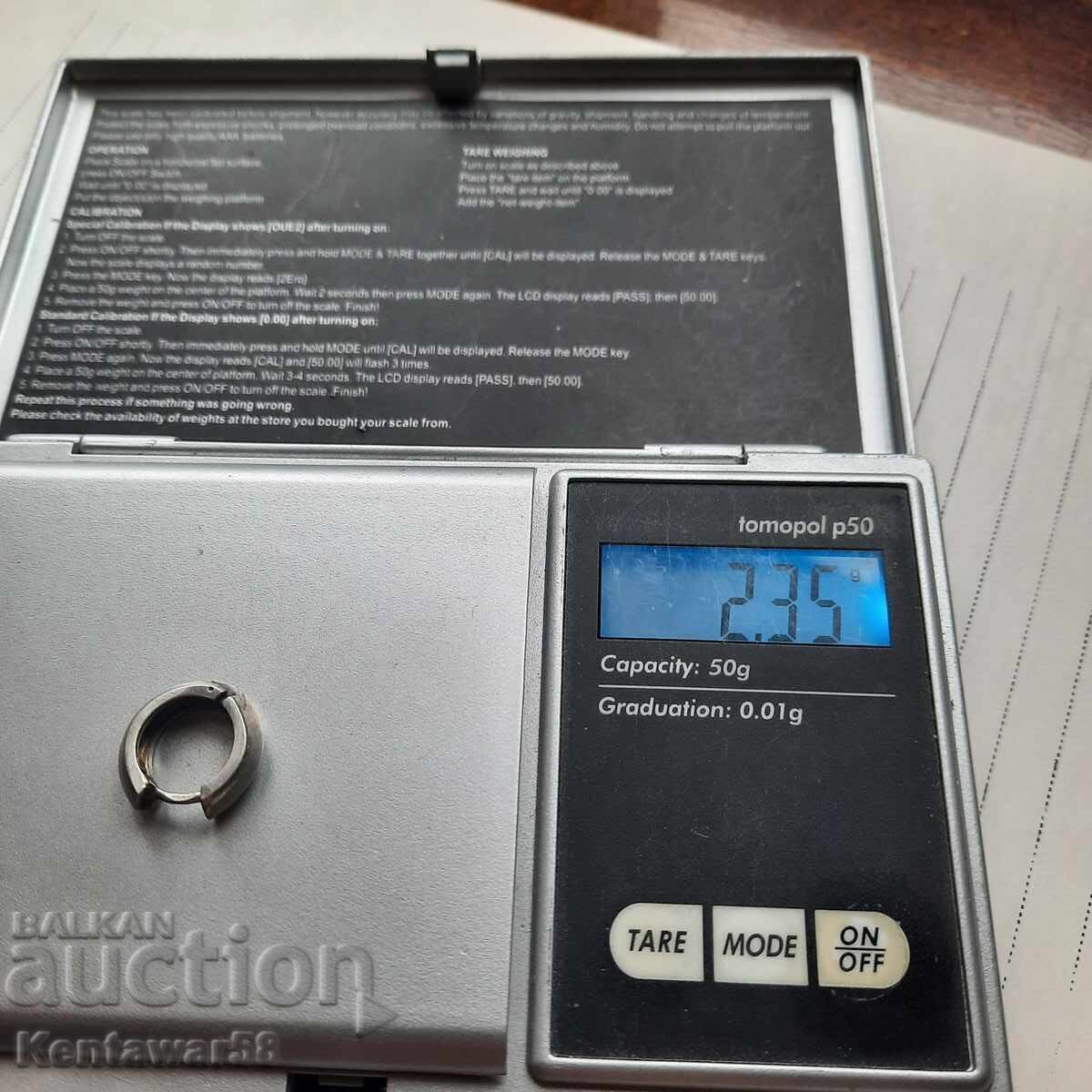 Cercei argint 2.3g/925 - 5