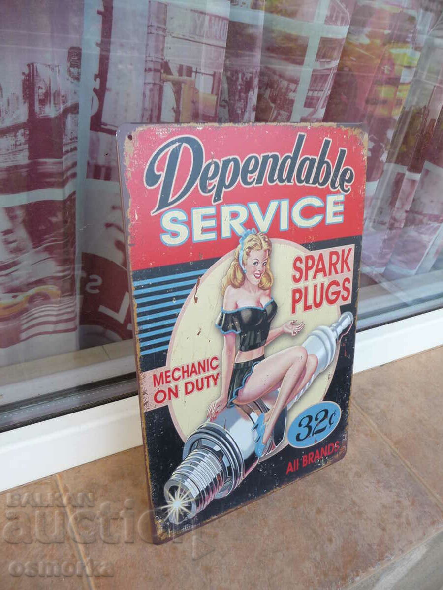 Аукцион Метална табела мотор кола свещ запалване еротика сервиз коли Аукцион Метална табела мотор кола свещ запалване еротика сервиз коли