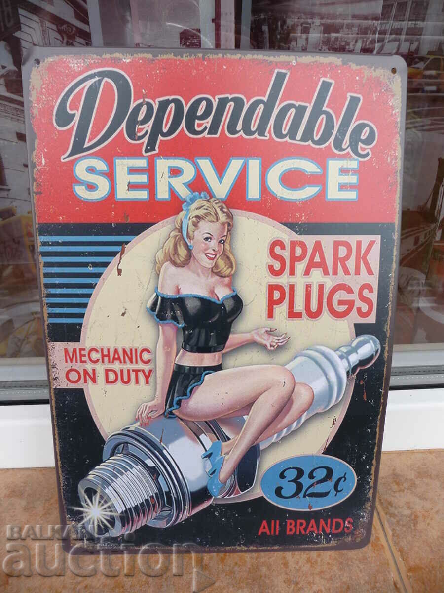 Metal plate motor car candle ignition erotic service cars