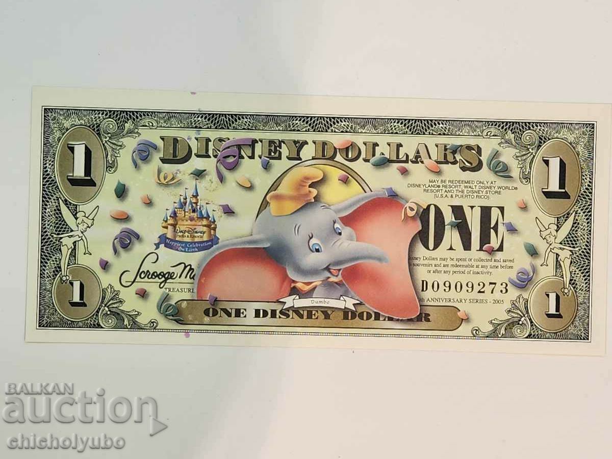 1 Disney Dollar 1 Disney Dollar