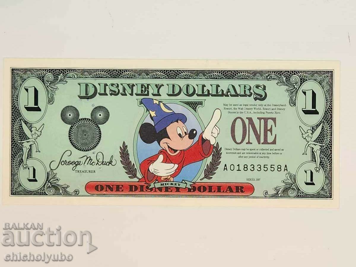 1 Disney Dollar 1 Disney Dollar
