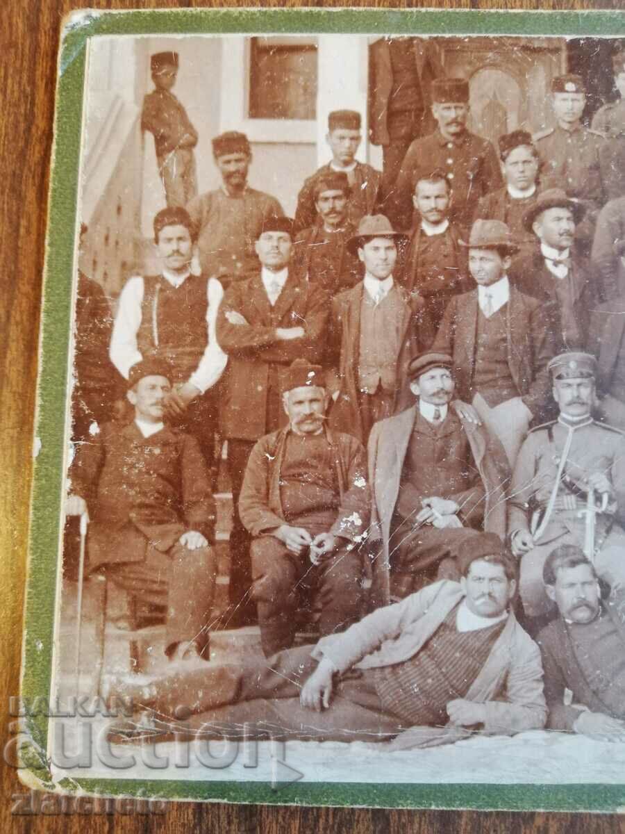 Old cardboard photo - Studio in Razlog with price 30.00 BGN | € 15.34 Old cardboard photo - Studio in Razlog with price 30.00 BGN | € 15.34