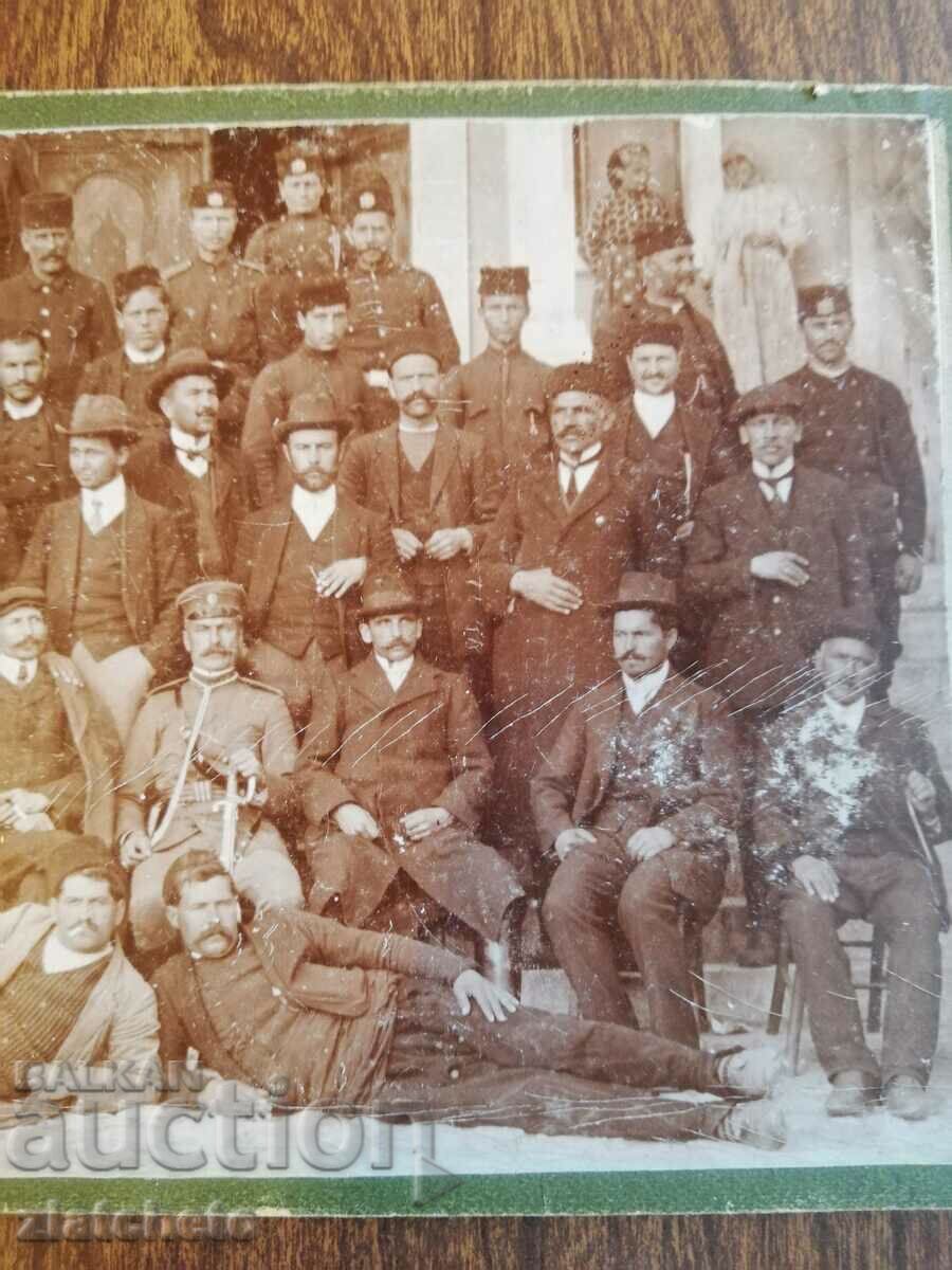 Auction Old cardboard photo - Studio in Razlog Auction Old cardboard photo - Studio in Razlog