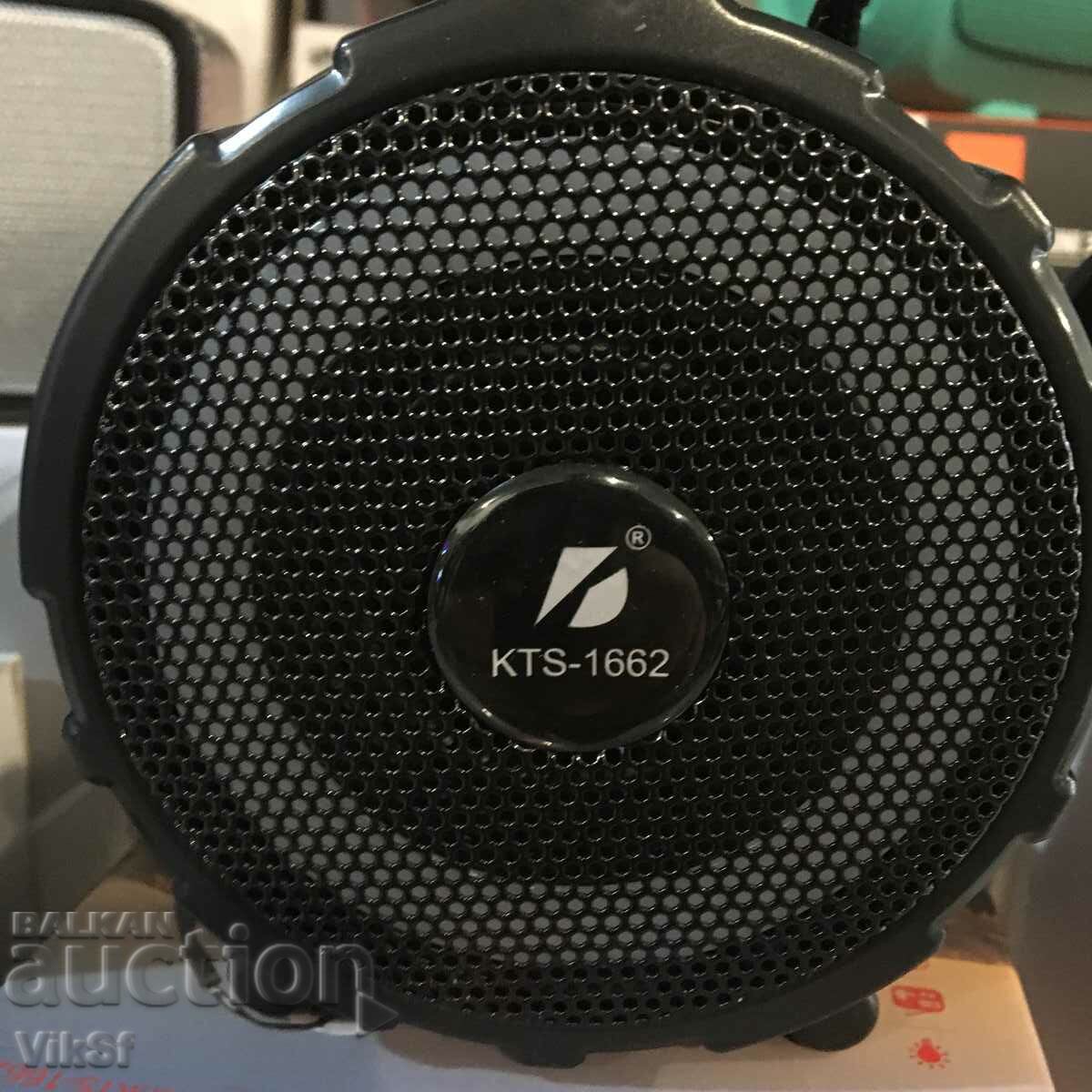 Speaker KTS-1662 BT/ FM / MP3 with world music - 6 Speaker KTS-1662 BT/ FM / MP3 with world music - 6