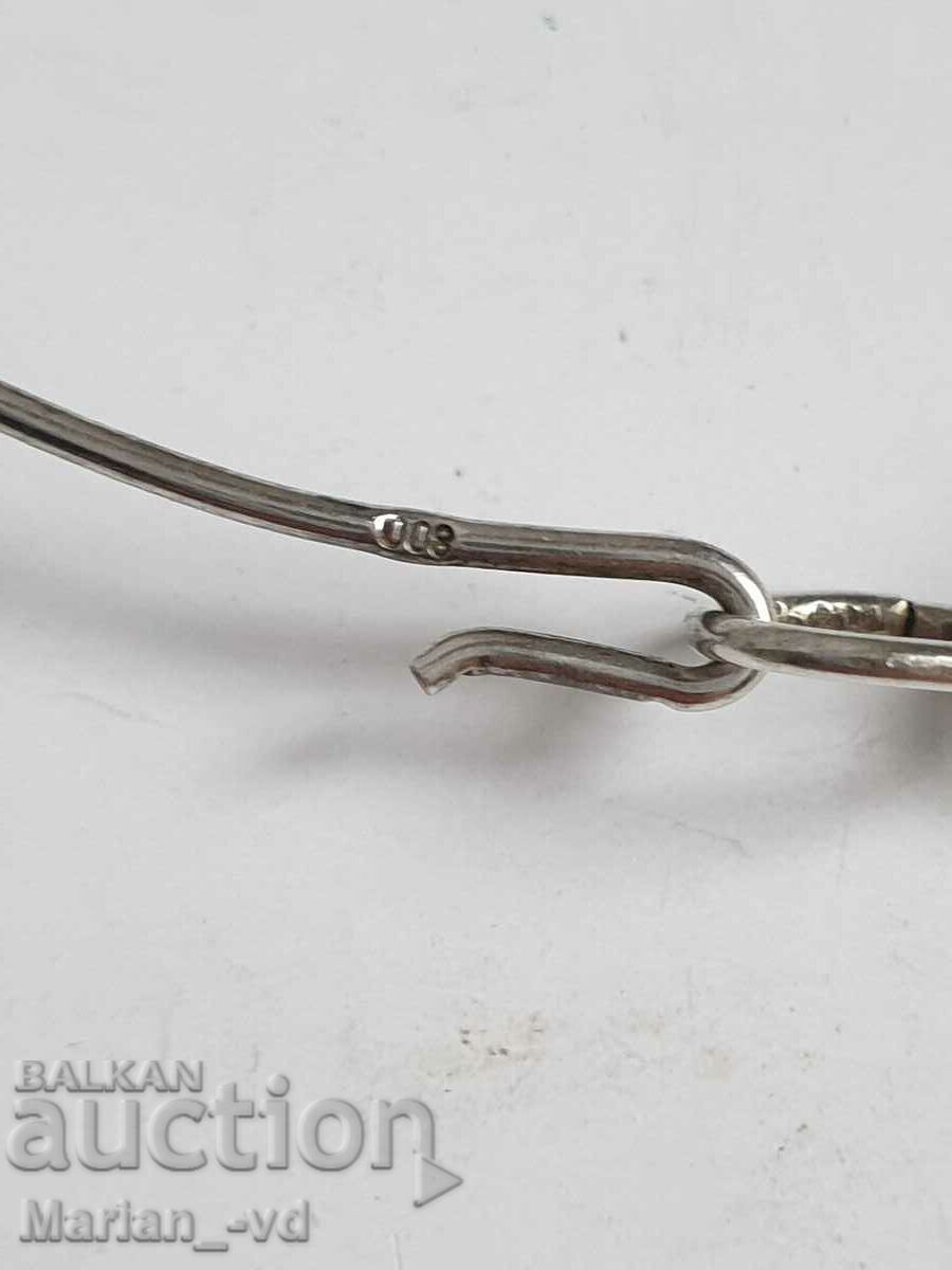 Silver mother of pearl earrings and bracelet set - 5 Silver mother of pearl earrings and bracelet set - 5