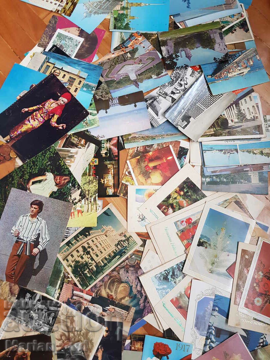 Auction Old cards 193 pieces Auction Old cards 193 pieces