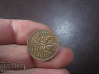 1975 год Канада 1 цент