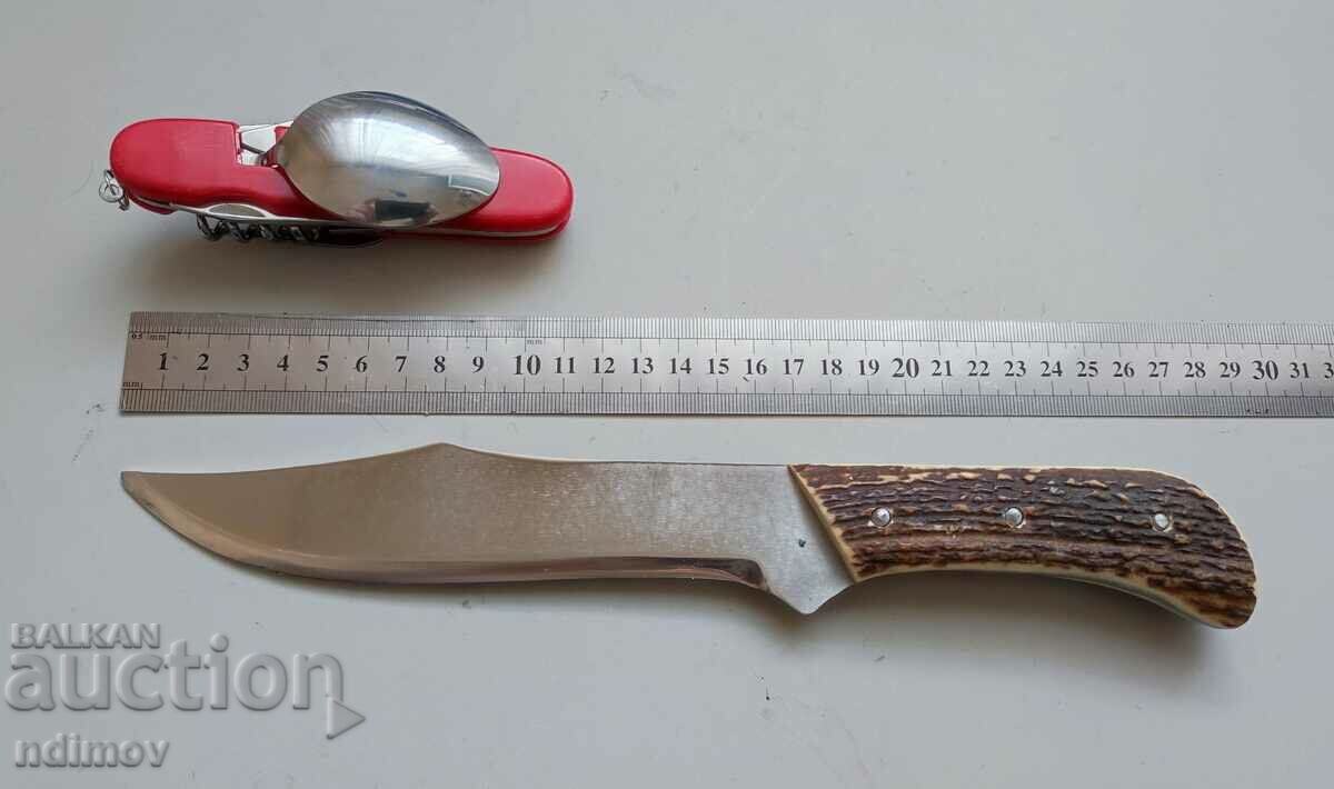 Old German Travel Set Knife Horn Fork Spoon with price 140.00 BGN | € 71.58 Old German Travel Set Knife Horn Fork Spoon with price 140.00 BGN | € 71.58