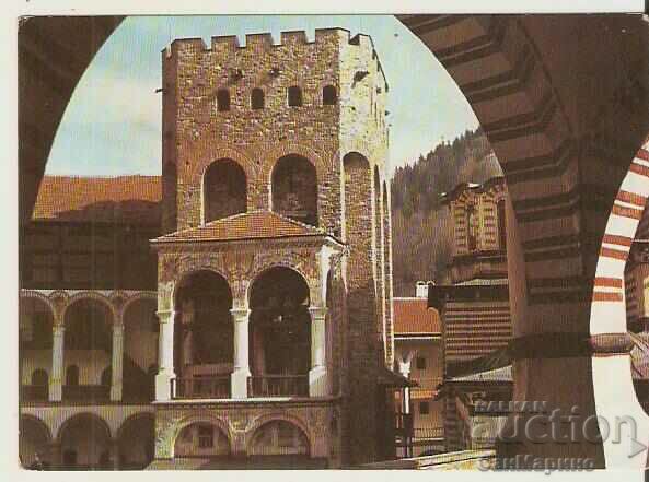 Картичка  България  Рилски манастир Хрельовата кула 3*