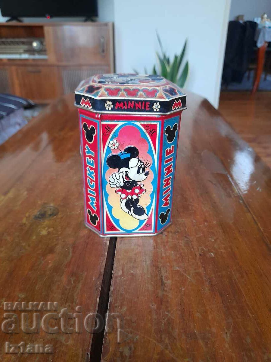 Old Mickey, Minnie Mouse box with price 22.00 BGN | € 11.25