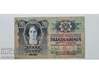 Austria-Hungary 20 kroner 1913