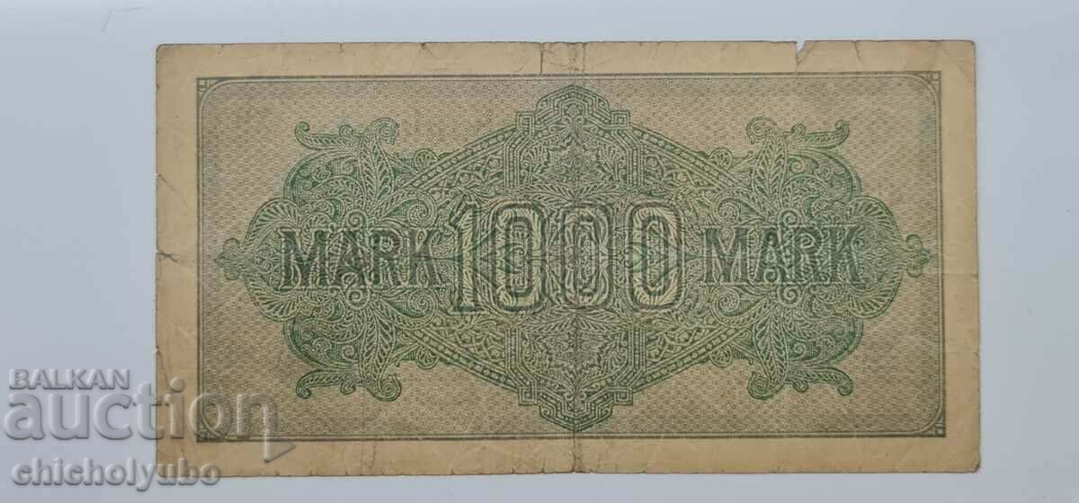 1000 marks 1922 with price 19.00 BGN | € 9.71