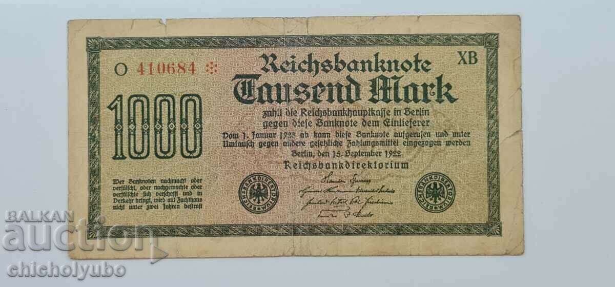 1000 марки 1922