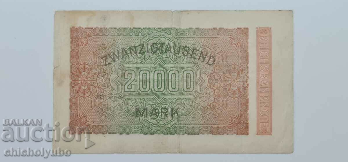 20000 marks 1923 with price 19.00 BGN | € 9.71 20000 marks 1923 with price 19.00 BGN | € 9.71