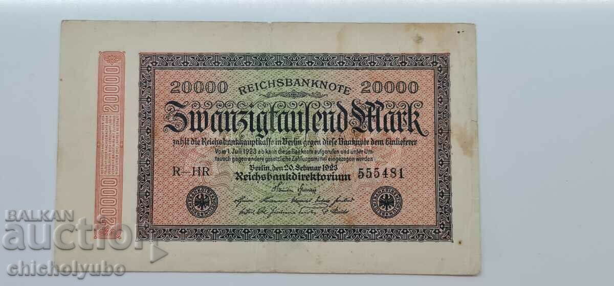 20000 марки 1923