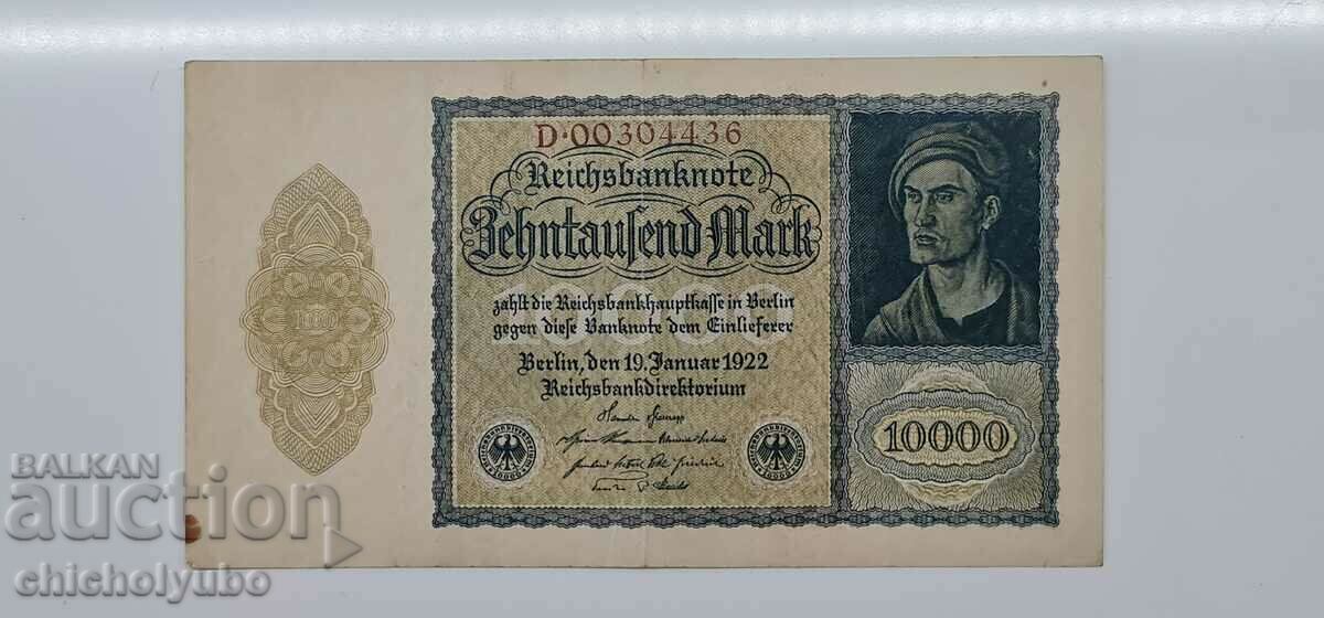 10000 marks 1922