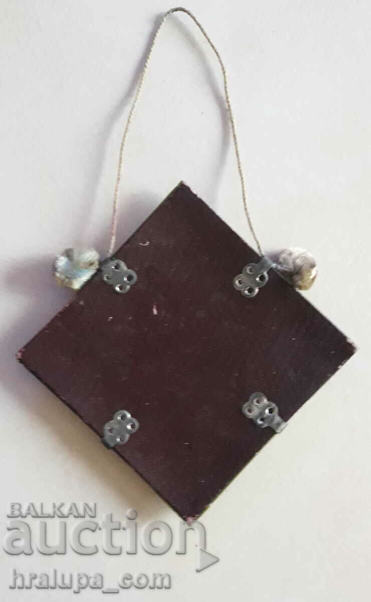 Old decorative mother-of-pearl glass panel with price 25.00 BGN | € 12.78 Old decorative mother-of-pearl glass panel with price 25.00 BGN | € 12.78