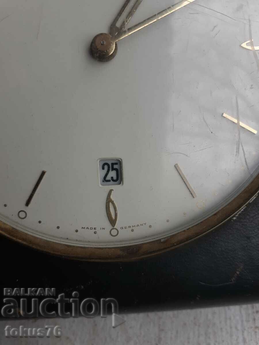Auction Old German Kienzle desk clock Auction Old German Kienzle desk clock