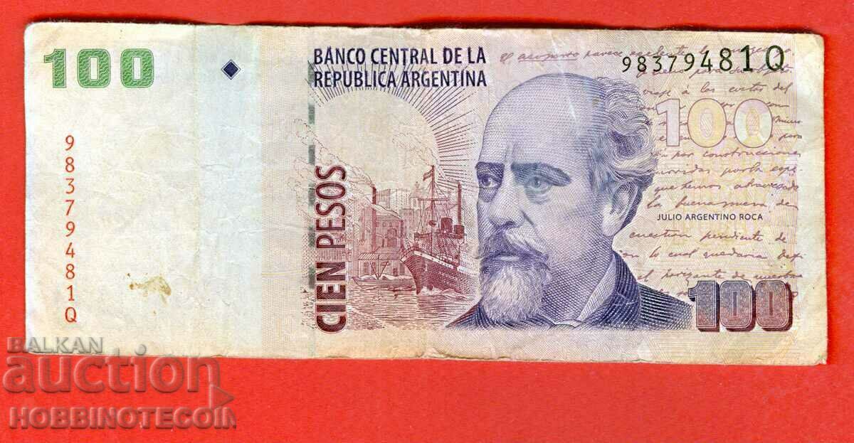 ARGENTINA ARGENTINA 100 Peso - numărul 199* seria Q