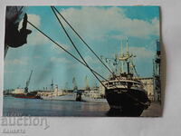 Бургас пристанището кораби 1974   К 376
