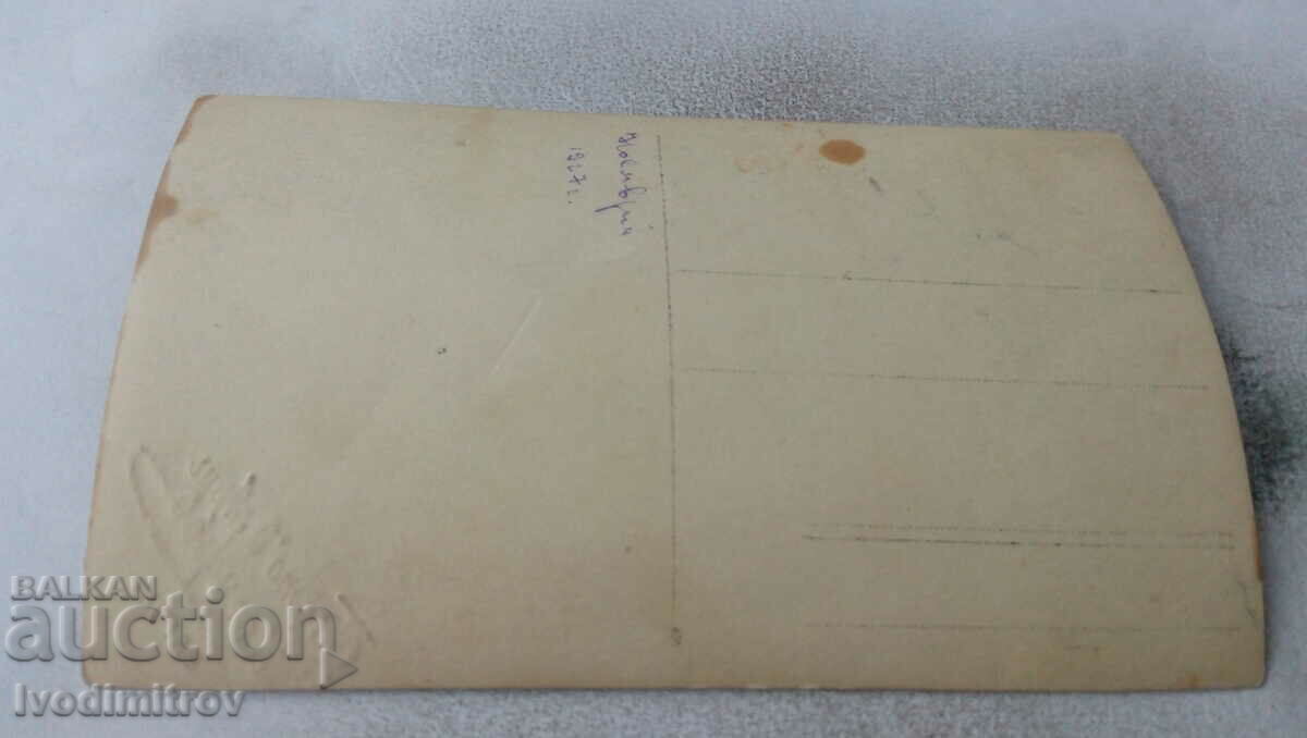 Auction Photo Varna Woman and little boy on a chair 1927 Auction Photo Varna Woman and little boy on a chair 1927