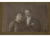 FAMILY PHOTO CARDBOARD PLOVDIV 1920