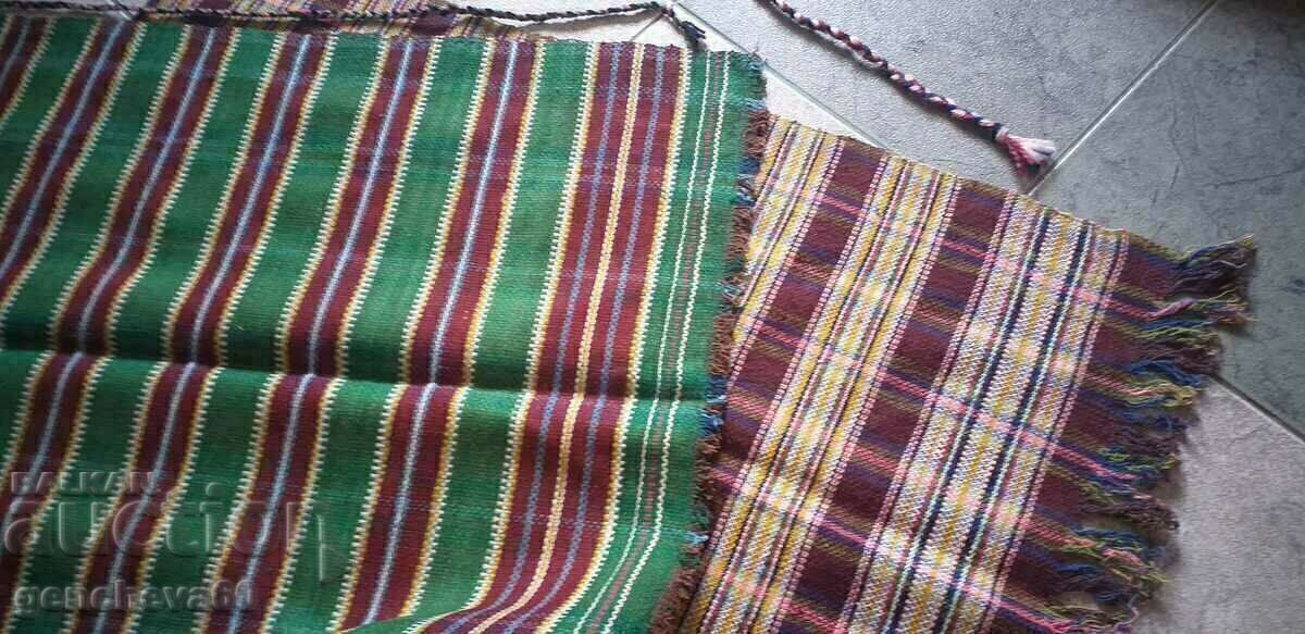 Auction  TWO Authentic Woven Aprons