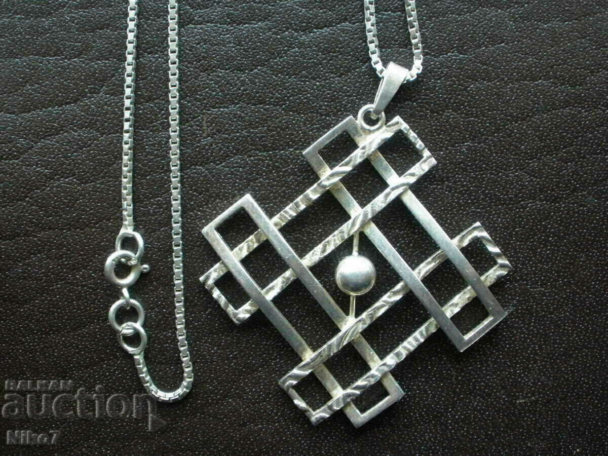 Antique silver medallion, necklace, necklace. with price 44.99 BGN | € 23.00 Antique silver medallion, necklace, necklace. with price 44.99 BGN | € 23.00