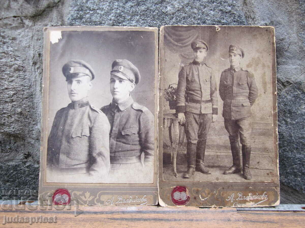 PSV military cards photos of Bulgarian soldiers 1918